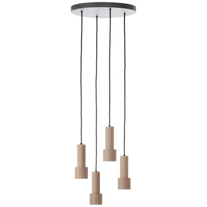 Brilliant - Lestenec na vrvici CADIZ 4xGU10/10W/230V pr. 35 cm bron