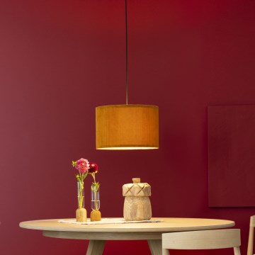 Brilliant - Lestenec na vrvici TONY 1xE27/20W/230V pr. 35 cm oranžna