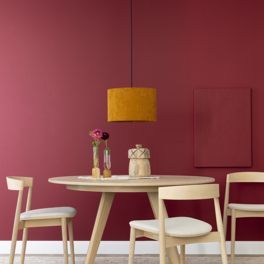 Brilliant - Lestenec na vrvici TONY 1xE27/20W/230V pr. 35 cm oranžna
