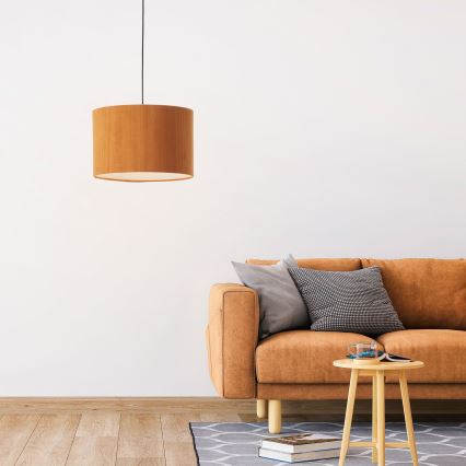 Brilliant - Lestenec na vrvici TONY 1xE27/20W/230V pr. 35 cm oranžna