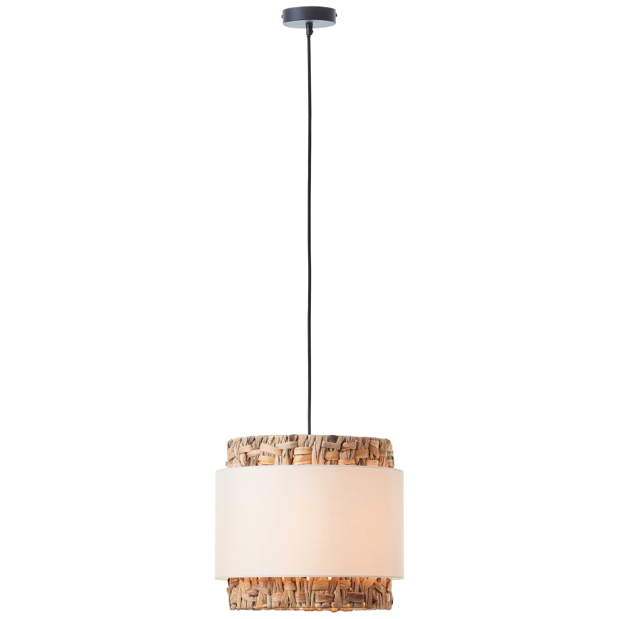 Brilliant - Lestenec na vrvici WATERLILLY 1xE27/60W/230V pr. 35 cm krem barva
