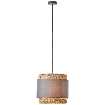 Brilliant - Lestenec na vrvici WATERLILLY 1xE27/60W/230V pr. 35 cm siva