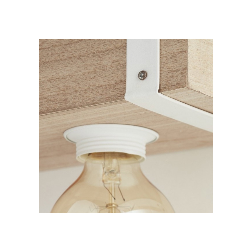 Brilliant - Lestenec na vrvici WHITEWOOD 5xE27/30W/230V