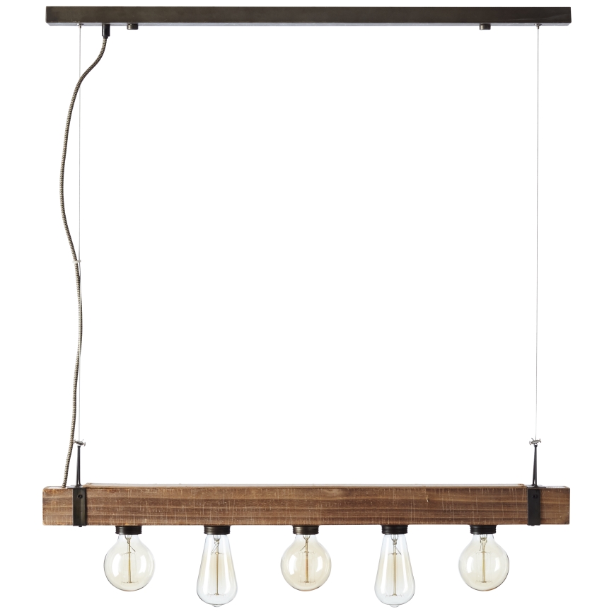 Brilliant - Lestenec na vrvici WOODHILL 5xE27/30W/230V