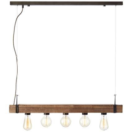 Brilliant - Lestenec na vrvici WOODHILL 5xE27/30W/230V