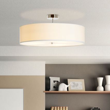 Brilliant - Nadgradni lestenec ANDRIA 3xE27/60W/230V pr. 60 cm bela