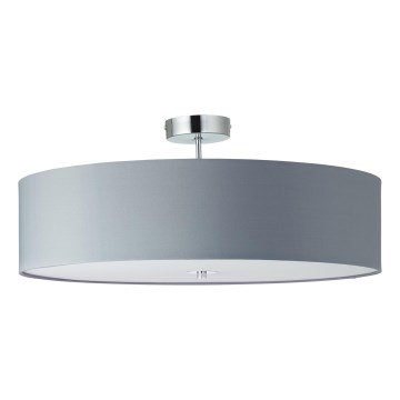 Brilliant - Nadgradni lestenec ANDRIA 3xE27/60W/230V pr. 60 cm siva