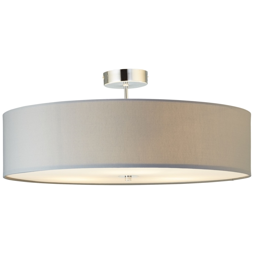 Brilliant - Nadgradni lestenec ANDRIA 3xE27/60W/230V pr. 60 cm siva