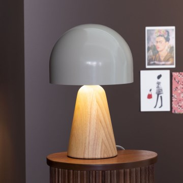 Brilliant - Namizna svetilka NALAM 1xE14/40W/230V bež/pepel - FSC certifikat