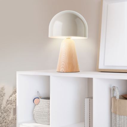 Brilliant - Namizna svetilka NALAM 1xE14/40W/230V bež/pepel - FSC certifikat