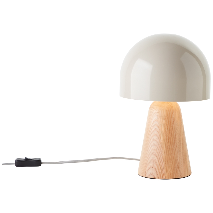 Brilliant - Namizna svetilka NALAM 1xE14/40W/230V bež/pepel - FSC certifikat