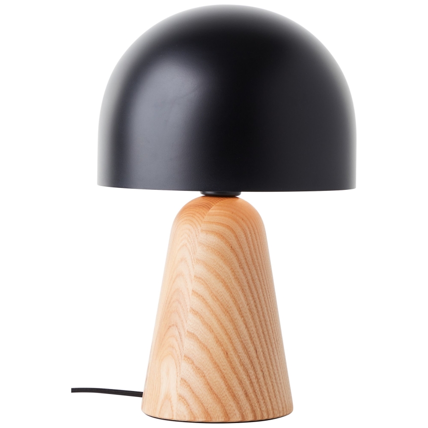 Brilliant - Namizna svetilka NALAM 1xE14/40W/230V črna/pepel - FSC certifikat