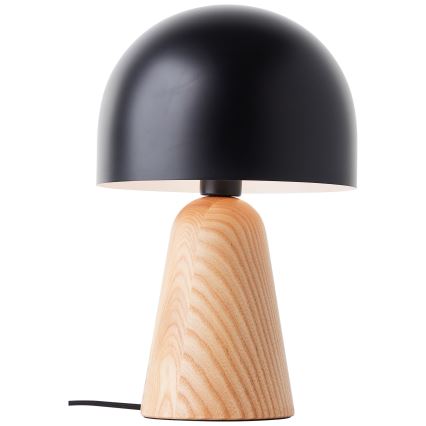 Brilliant - Namizna svetilka NALAM 1xE14/40W/230V črna/pepel - FSC certifikat