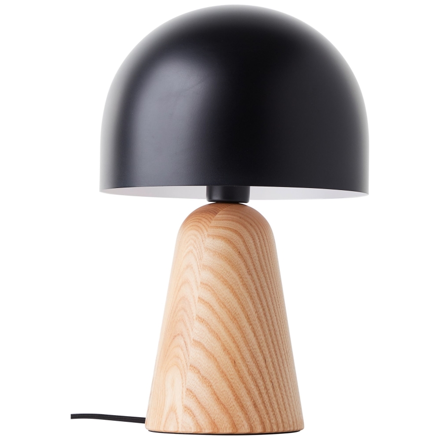 Brilliant - Namizna svetilka NALAM 1xE14/40W/230V črna/pepel - FSC certifikat