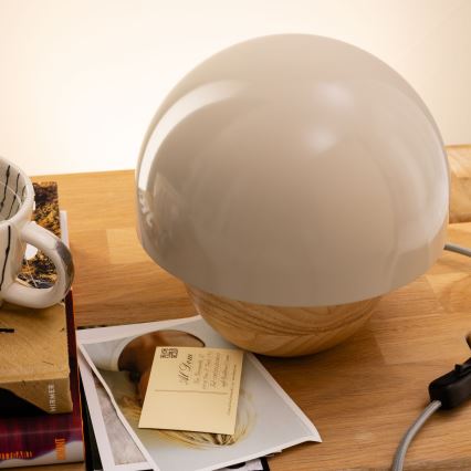 Brilliant - Namizna svetilka NALAM 1xE14/40W/230V siva/pepel - FSC certifikat