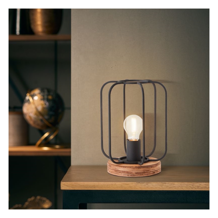 Brilliant - Namizna svetilka TOSH 1xE27/40W/230V topol