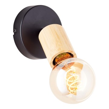 Brilliant - Stenska reflektorska svetilka 1xE27/28W/230V bambus