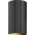 Brilliant - Stenska svetilka UNDULA 2xGU10/10W/230V črna