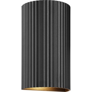 Brilliant - Stenska svetilka UNDULA 2xGU10/10W/230V črna