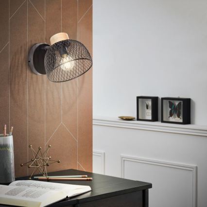 Brilliant - Stenski reflektor THUY 1xE14/28W/230V
