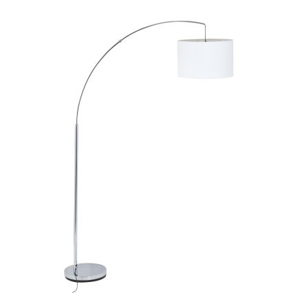 Brilliant - Stoječa svetilka CLARIE 1xE27/60W/230V matni krom/bela