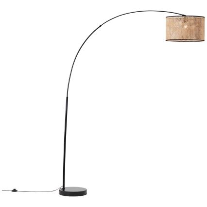 Brilliant - stoječa svetilka WILEY 1xE27/60W/230V črna/bež