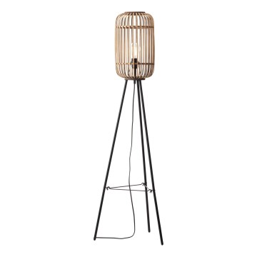 Brilliant - Stojna svetilka WOODROW 1xE27/60W/230V bambus
