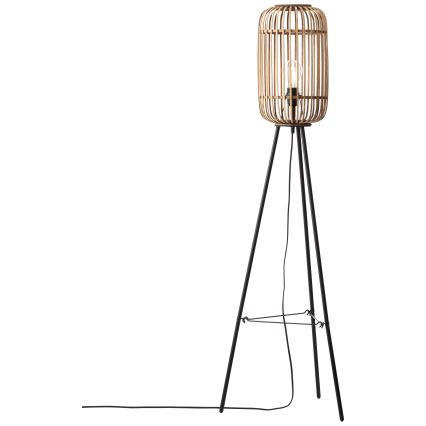 Brilliant - Stojna svetilka WOODROW 1xE27/60W/230V bambus