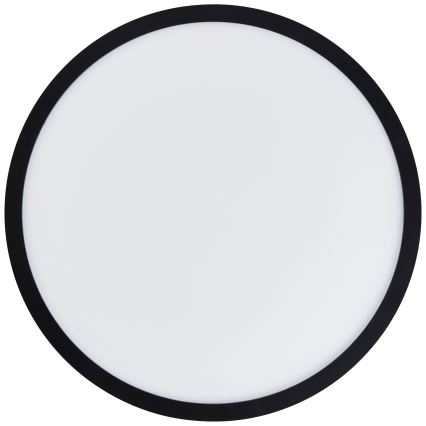 Brilliant - stropna LED svetilka MILTON, 24 W, 230 V, Ø 42 cm, črna