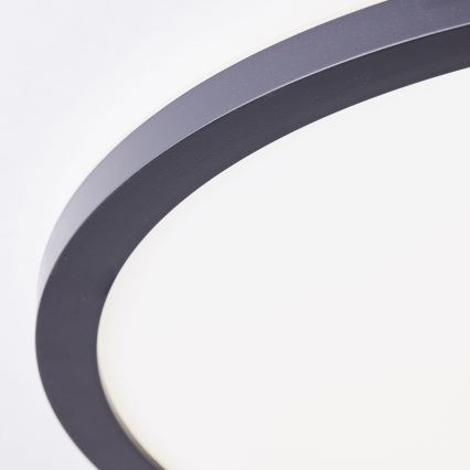 Brilliant - stropna LED svetilka MILTON, 24 W, 230 V, Ø 42 cm, črna