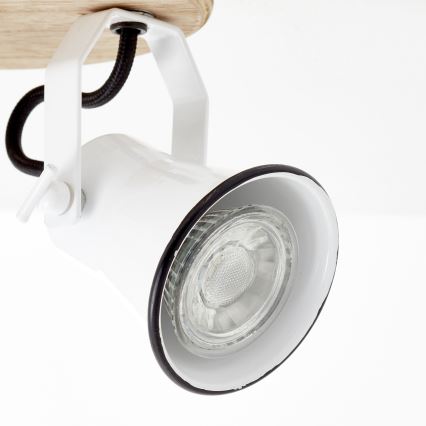 Brilliant - Stropna smerna svetilka SEED 3xGU10/5W/230V bela/bežna