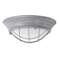 Brilliant - Stropna svetilka TYPHOON 2xE27/30W/230V, premer 34 cm, siva