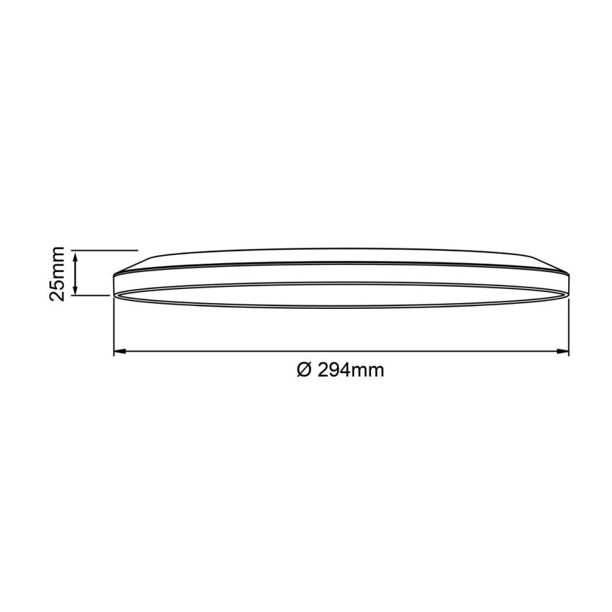 Brilliant - LED Zatemnljivo stropno svetilo SORELL LED/18W/230V 3000-6500K premer 29 cm črna + daljinski upravljalnik