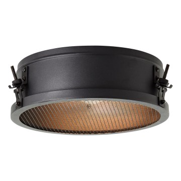 Brilliant - Stropna svetilka ZOIS 1xE27/28W/230V premer 30 cm črna
