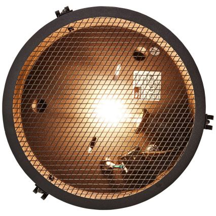Brilliant - Stropna svetilka ZOIS 1xE27/60W/230V Ø 30 cm črna