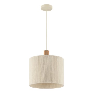 Brilliant - viseča svetilka na kablu ARLO 1xE27/20W/230V premer 35 cm kremna