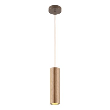 Brilliant - Viseča svetilka na kablu LAKEWOOD 1xGU10/10W/230V Ø 10 cm rjava
