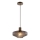 Brilliant - Viseča svetilka na kablu LYN 1xE27/20W/230V Ø 28 cm rjava/dimno rjava