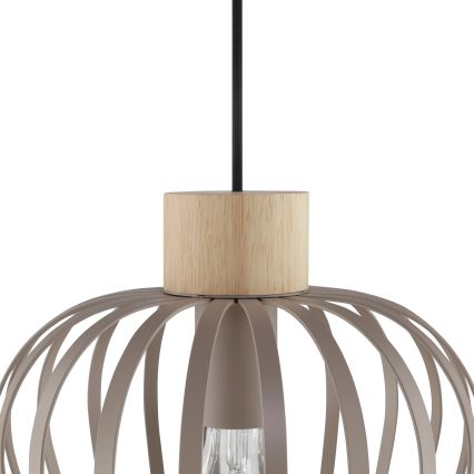 Brilliant - Viseči lestenec na kablu NORDIC CAGE 3xE27/20W/230V bež