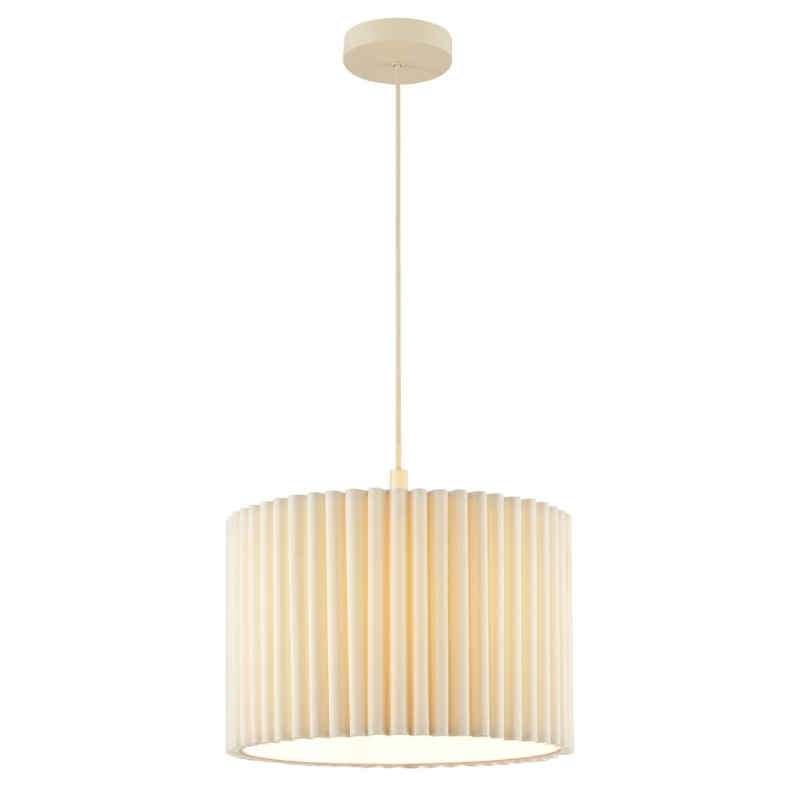 Brilliant - Viseči lestenec na kablu VELIN 1xE27/20W/230V Ø 35 cm, kremne barve