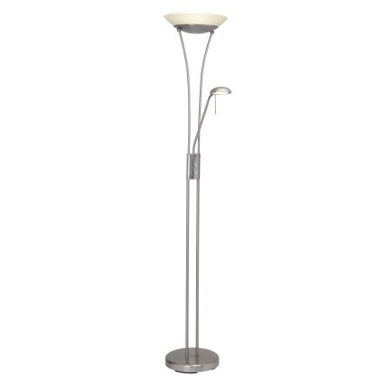 Brilliant - Zatemnjiva LED stoječa svetilka FINN 2xLED/13W/230V mat krom