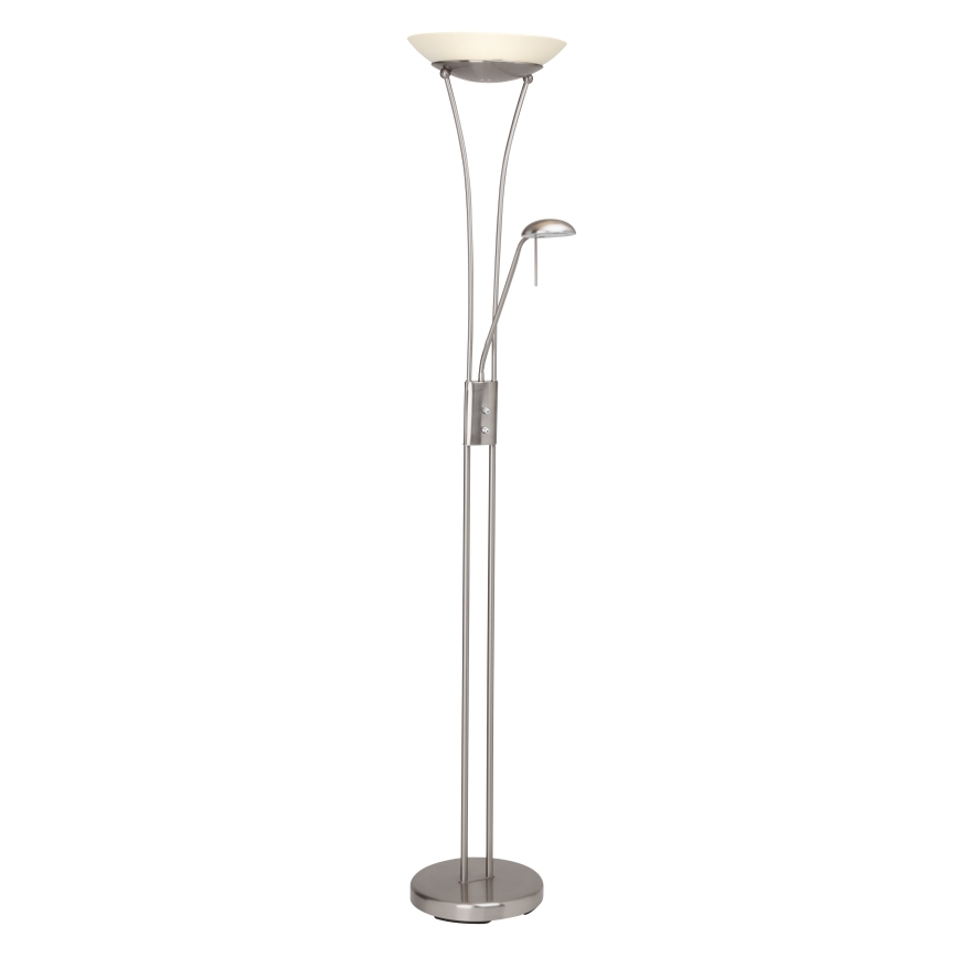 Brilliant - Zatemnjiva LED stoječa svetilka FINN 2xLED/13W/230V mat krom