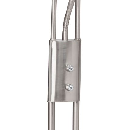 Brilliant - Zatemnjiva LED stoječa svetilka FINN 2xLED/13W/230V mat krom
