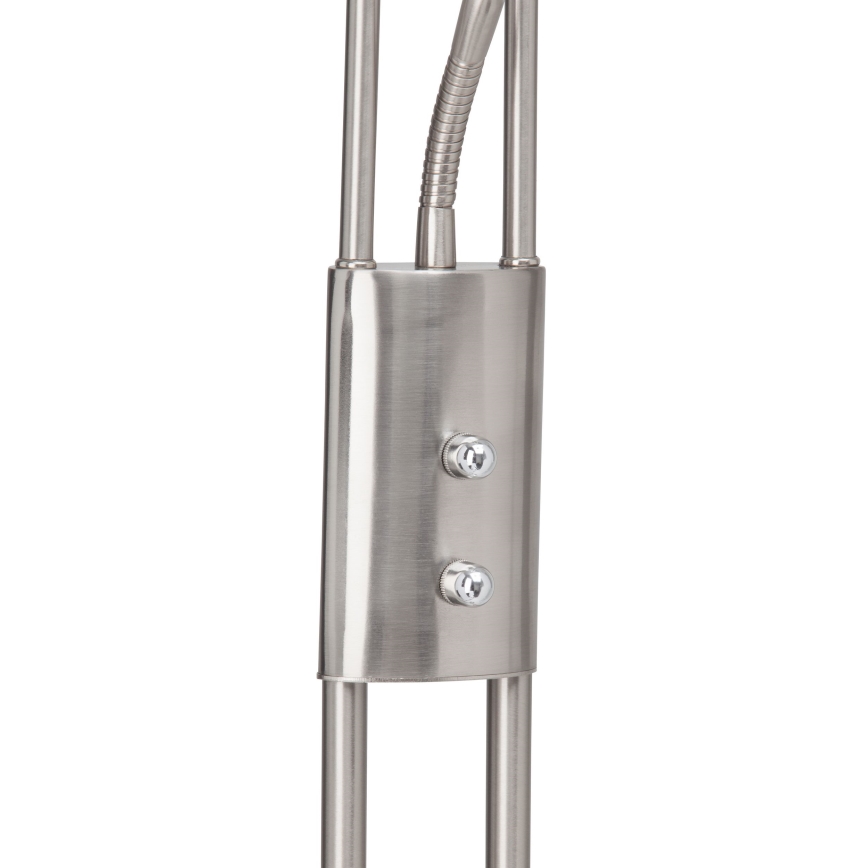 Brilliant - Zatemnjiva LED stoječa svetilka FINN 2xLED/13W/230V mat krom