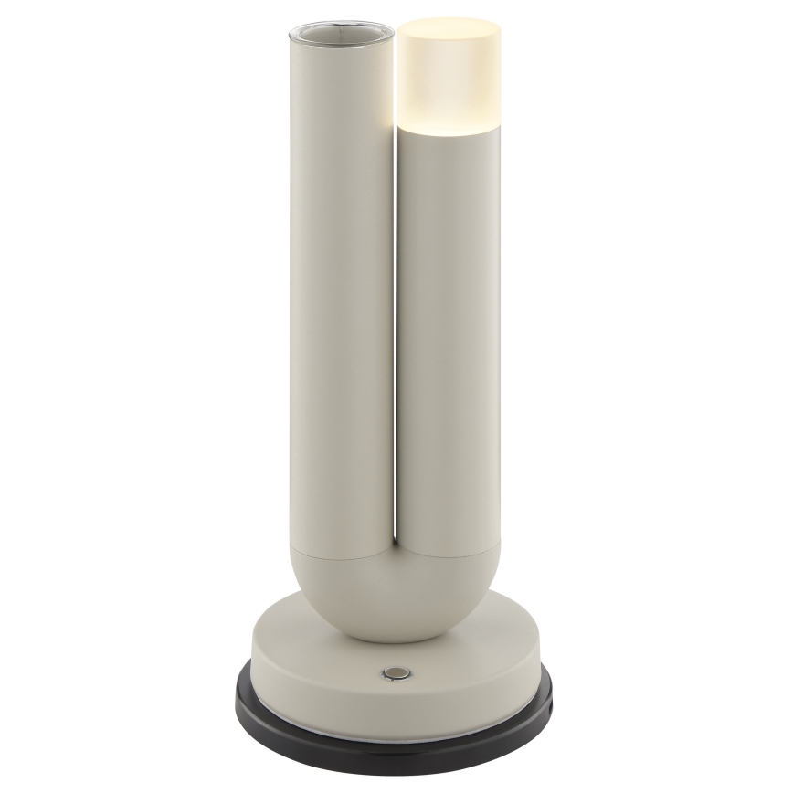 Brilliant - LED zatemnljiva polnilna zunanja namizna svetilka na dotik SAYU LED/2,5W/5V 2700K 2600 mAh IP44 siva