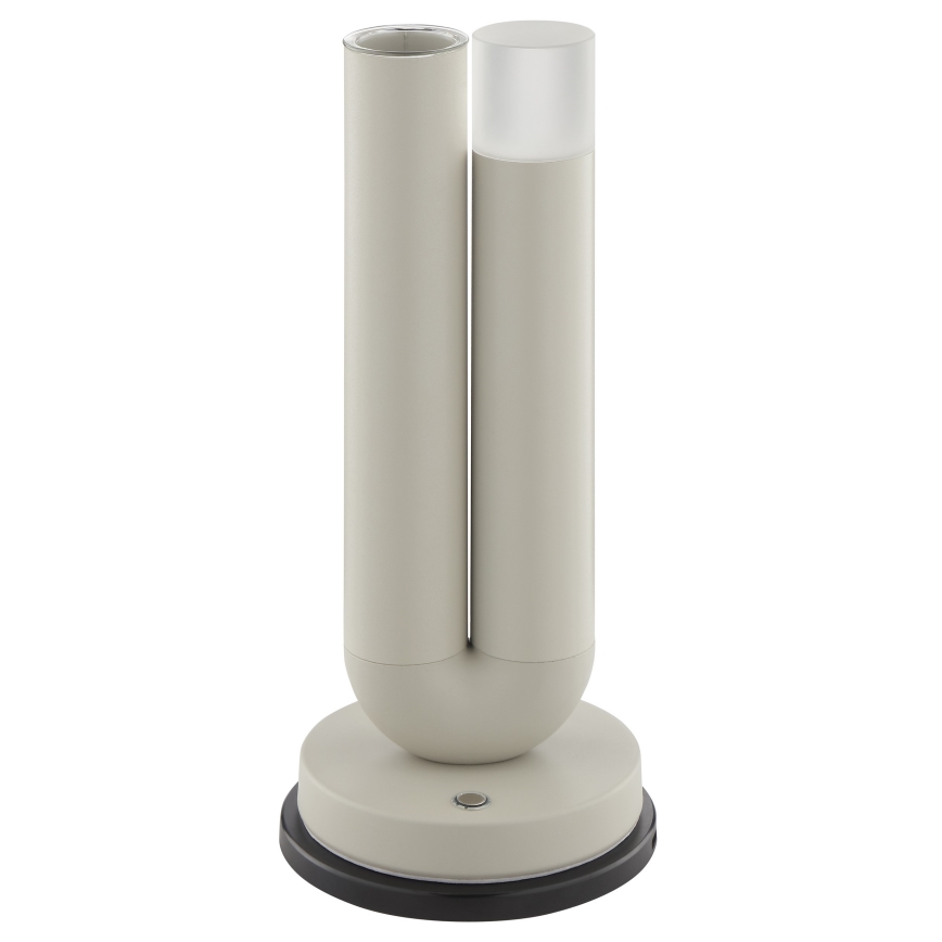 Brilliant - LED zatemnljiva polnilna zunanja namizna svetilka na dotik SAYU LED/2,5W/5V 2700K 2600 mAh IP44 siva