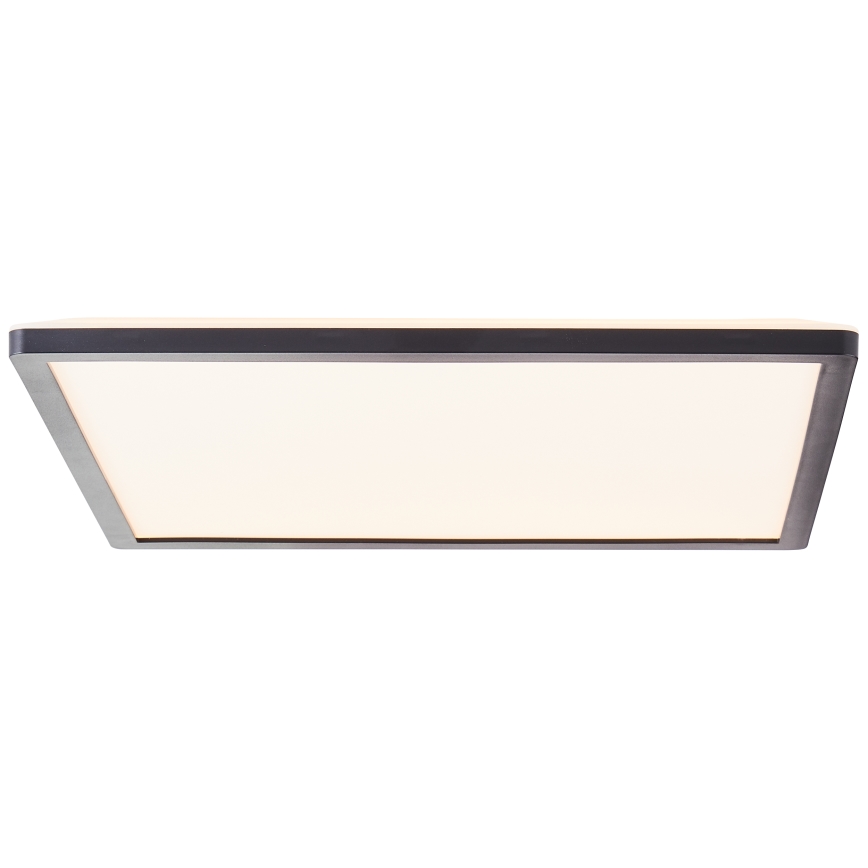 Brilliant - LED Zatemnljivo stropno svetilo SORELL LED/24/230V 3000-6500K 42x42 cm črna + daljinski upravljalnik