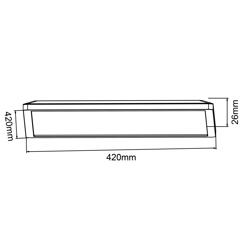 Brilliant - LED Zatemnljivo stropno svetilo SORELL LED/24/230V 3000-6500K 42x42 cm črna + daljinski upravljalnik