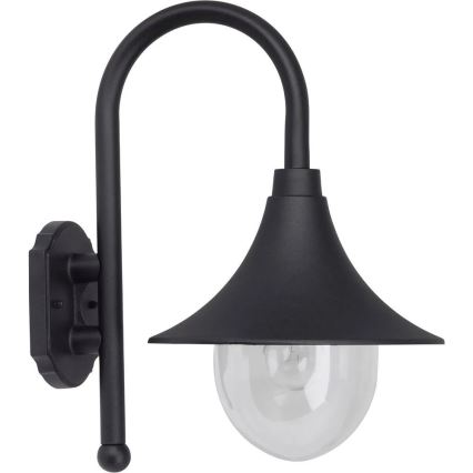 Brilliant - Zunanja stenska svetilka BERNA 1xE27/60W/230V IP44 črna