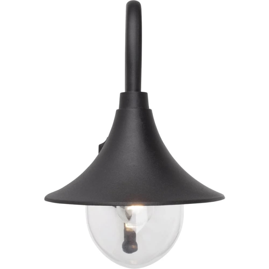 Brilliant - Zunanja stenska svetilka BERNA 1xE27/60W/230V IP44 črna